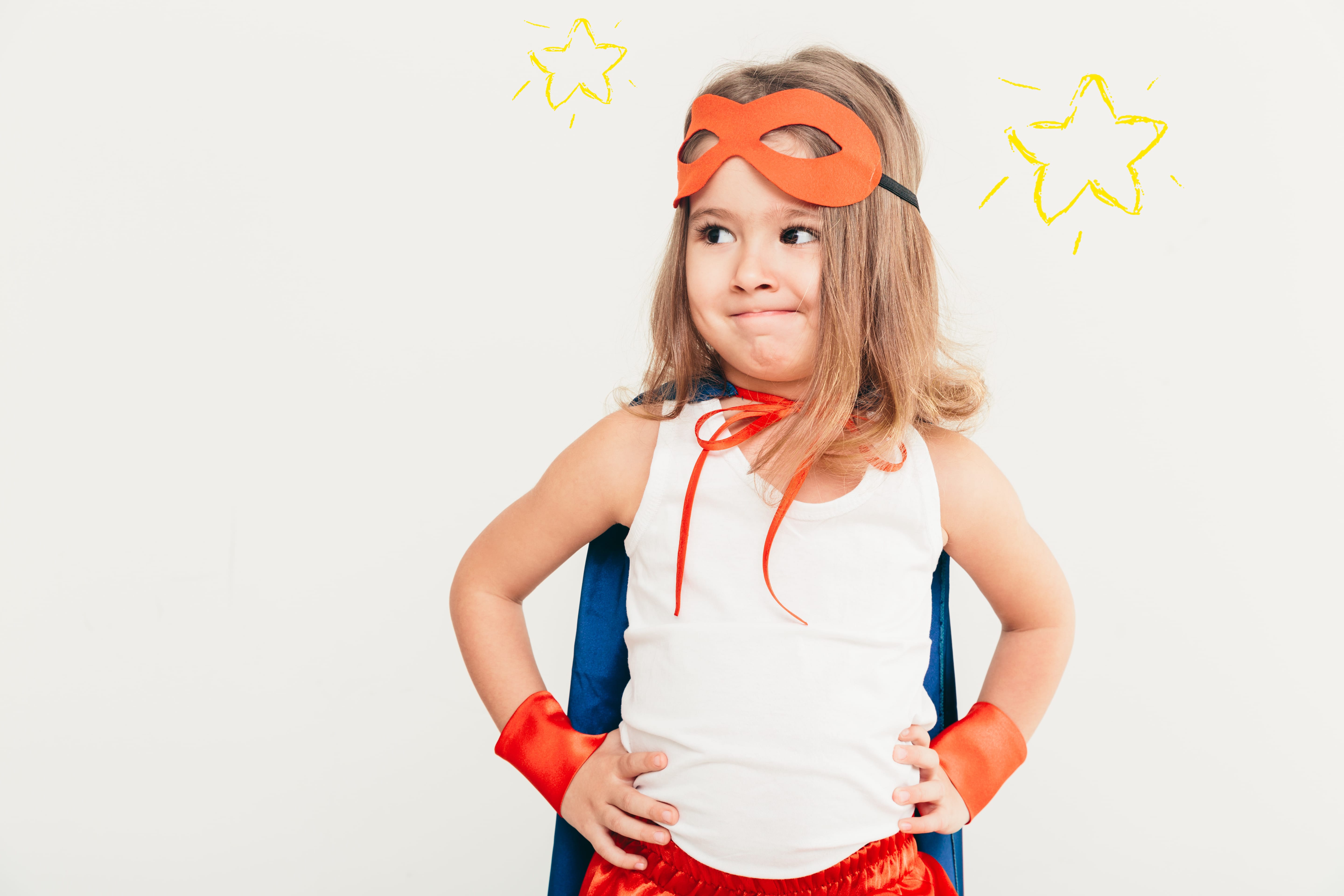Home little girl superhero - Home