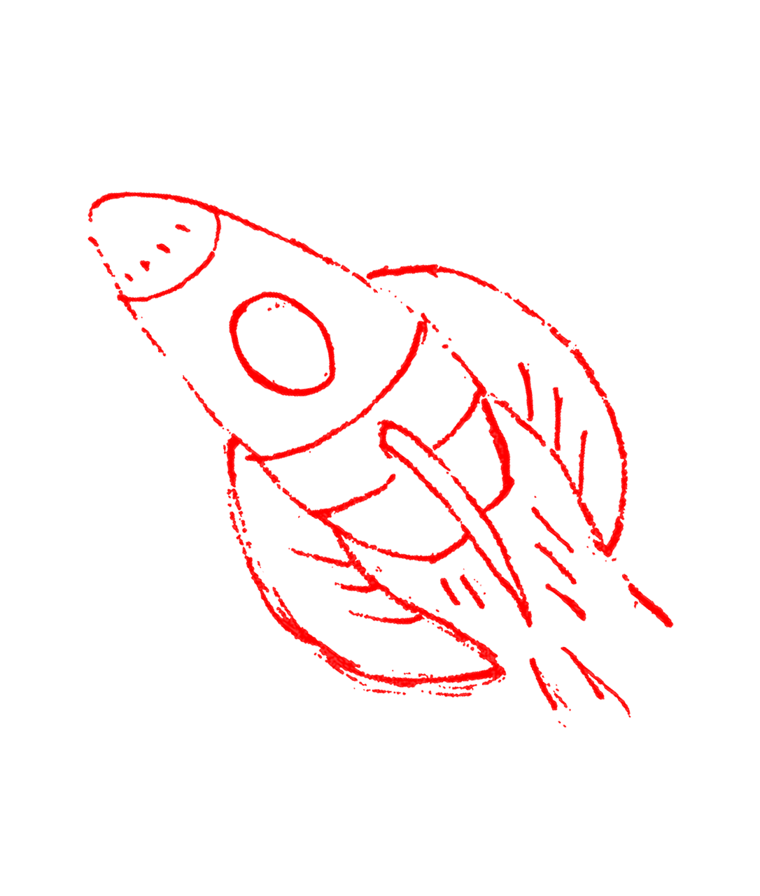 Home rocket red - Home